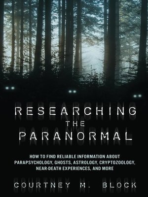 cover image of Researching the Paranormal